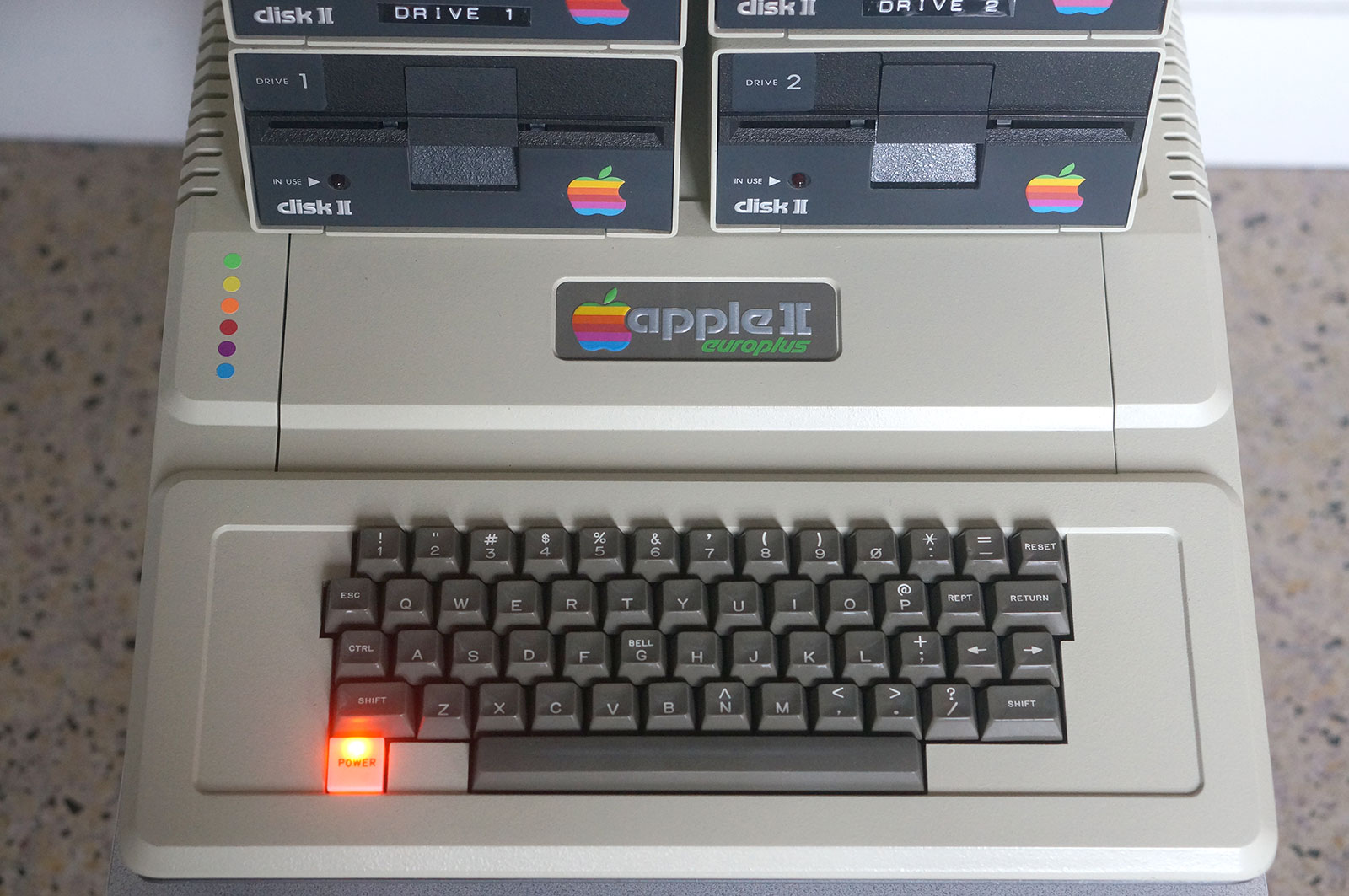 Apple II Euro Plus Floppy Workstation